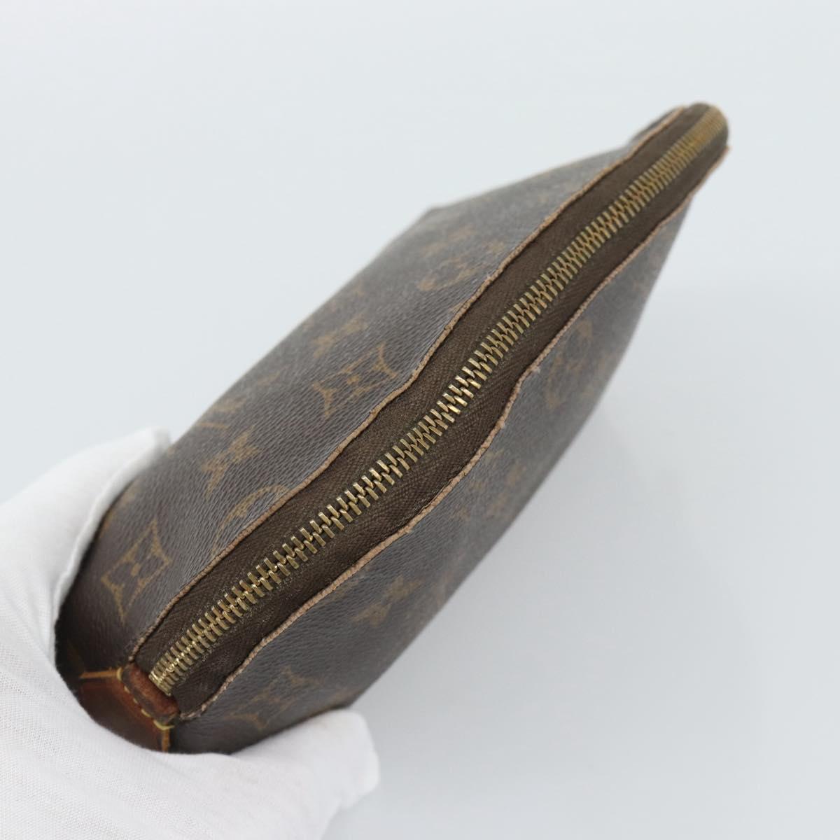 LOUIS VUITTON Monogram Pochette Cosmetic PM Cosmetic Pouch M47515 LV Auth 190793