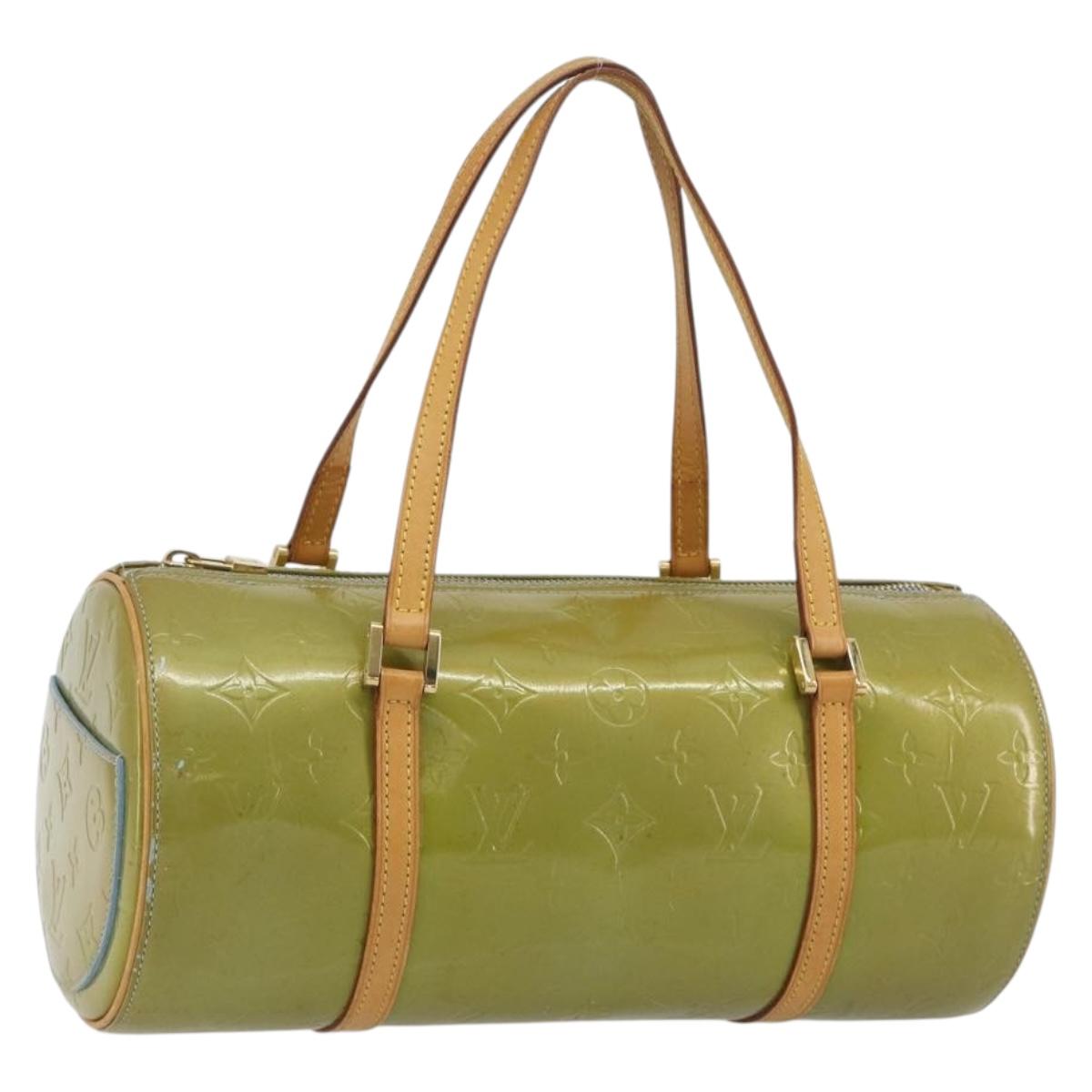 LOUIS VUITTON Monogram Vernis Bedford Hand Bag Baby Blue M91007 LV Auth 190801