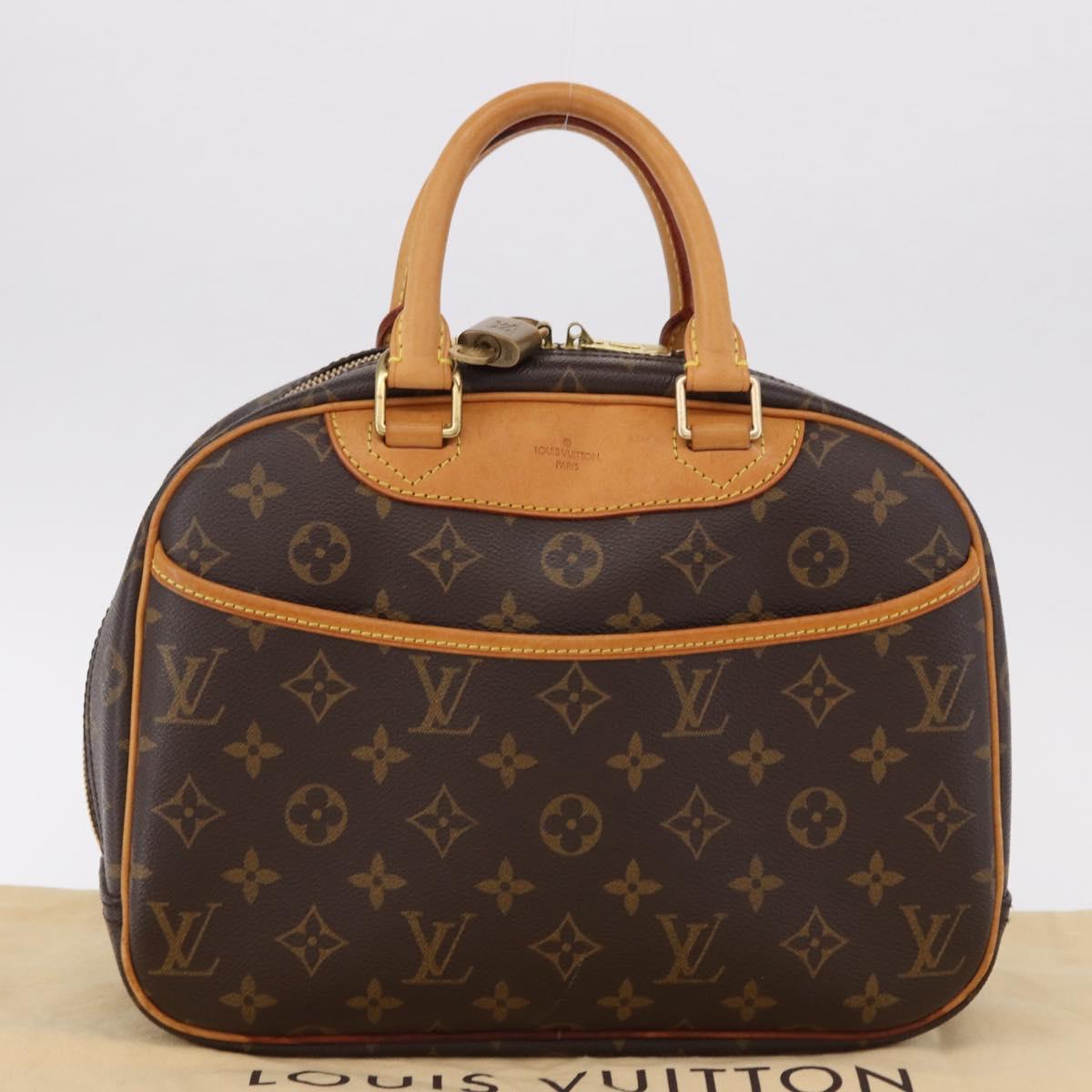 LOUIS VUITTON Monogram Trouville Hand Bag M42228 LV Auth 190821V