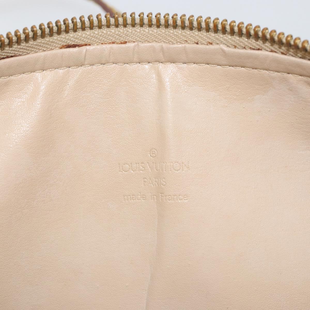 LOUIS VUITTON Monogram Vernis Bedford Hand Bag Beige M91006 LV Auth 190831