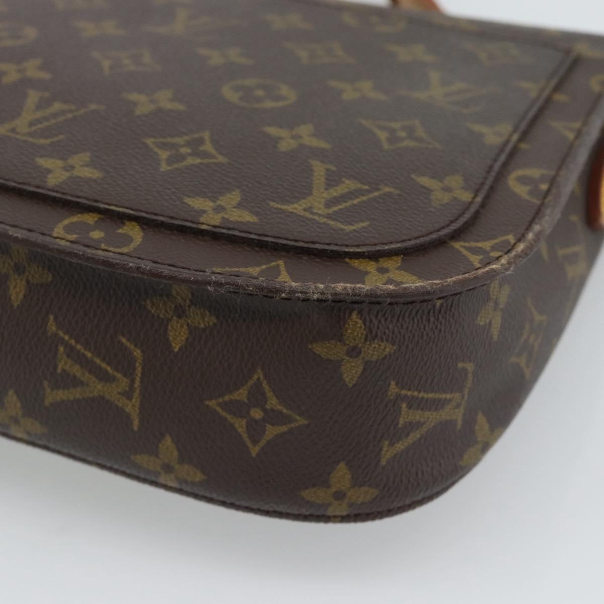 LOUIS VUITTON Monogram Saint Cloud GM Shoulder Bag M51242 LV Auth 190834