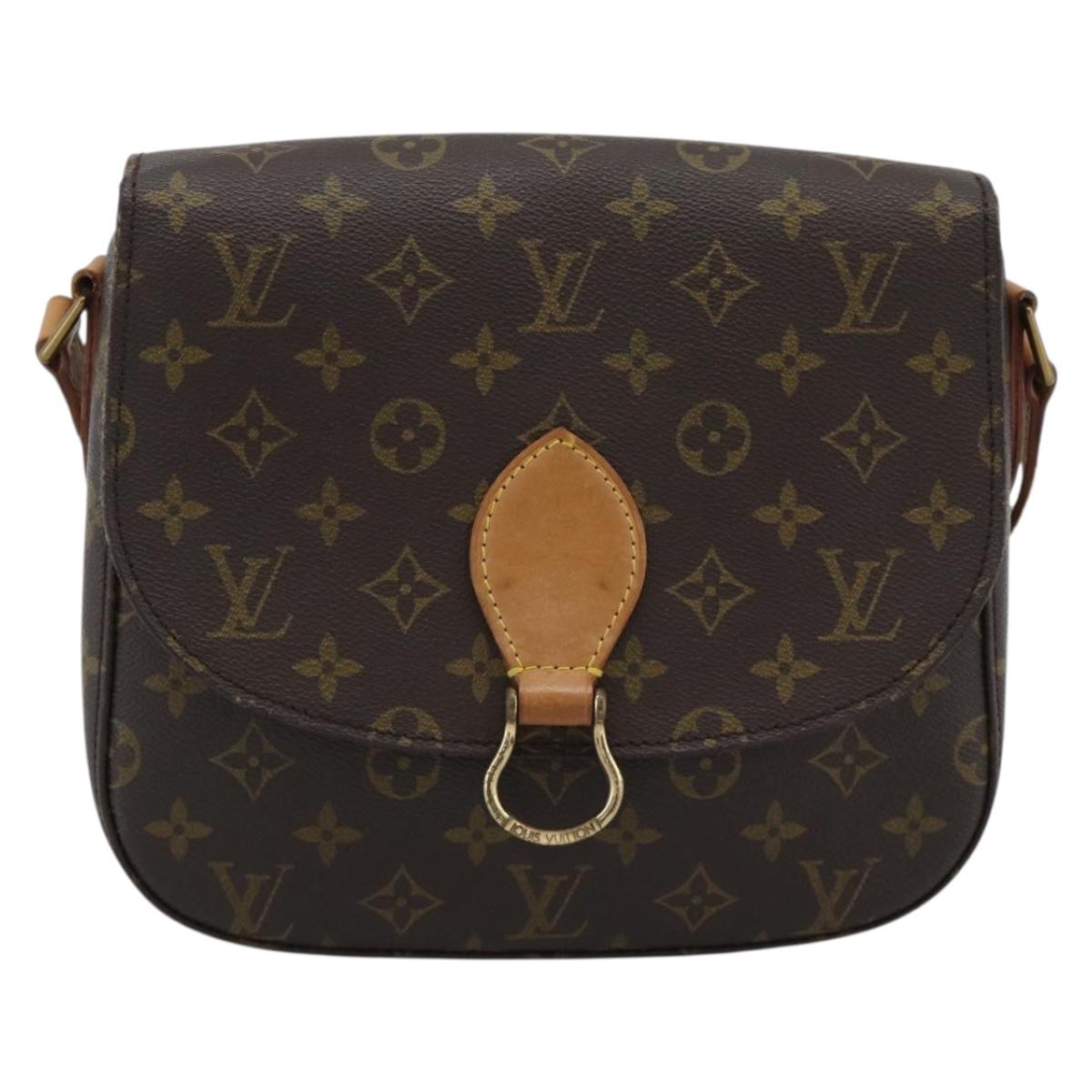 LOUIS VUITTON Monogram Saint Cloud GM Shoulder Bag M51242 LV Auth 190834