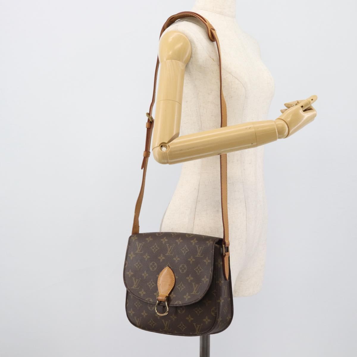 LOUIS VUITTON Monogram Saint Cloud GM Shoulder Bag M51242 LV Auth 190834