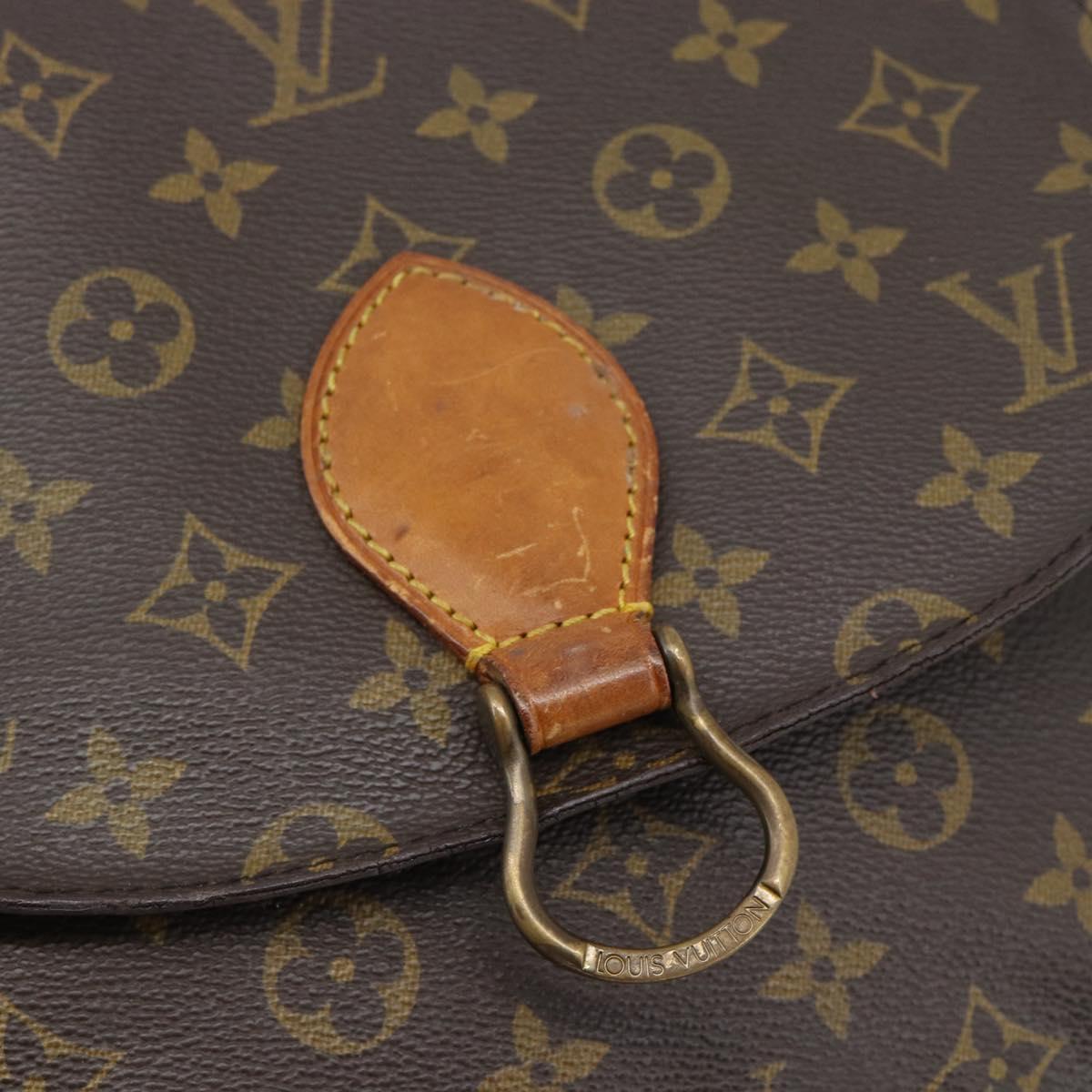 LOUIS VUITTON Monogram Saint Cloud GM Shoulder Bag M51242 LV Auth 190838