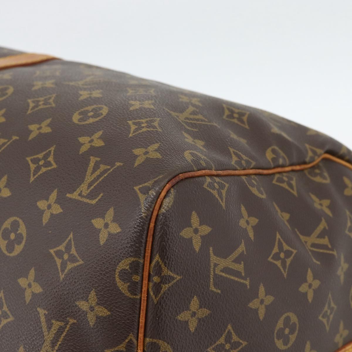 LOUIS VUITTON Monogram Keepall Bandouliere 55 Boston Bag M41414 LV Auth 190839