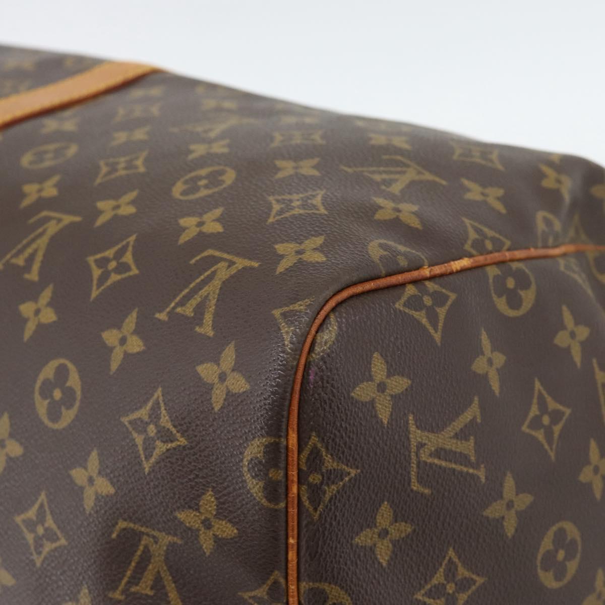 LOUIS VUITTON Monogram Keepall Bandouliere 55 Boston Bag M41414 LV Auth 190839