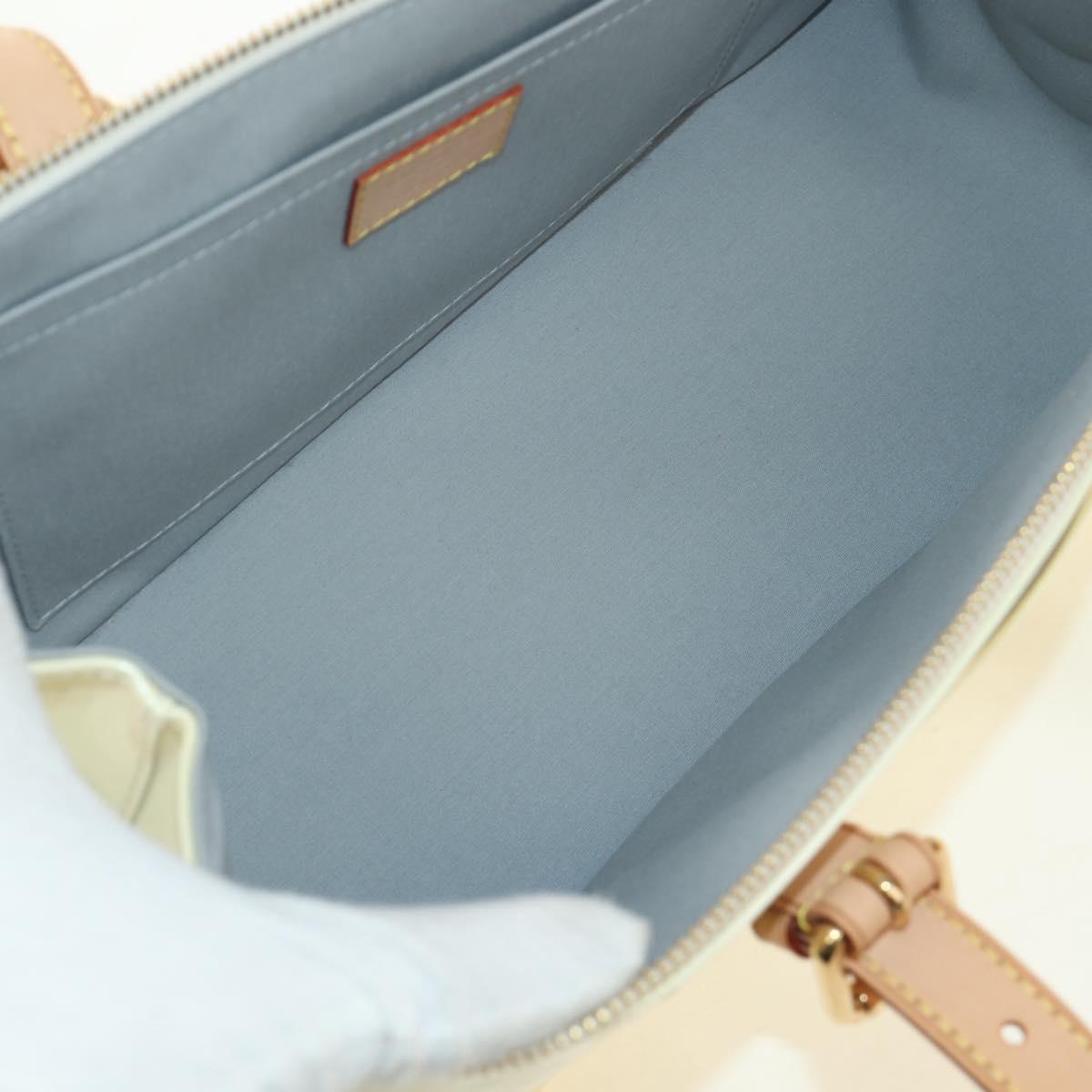 LOUIS VUITTON Monogram Vernis Rosewood Avenue Bag Perle M93508 Auth 190840SAV