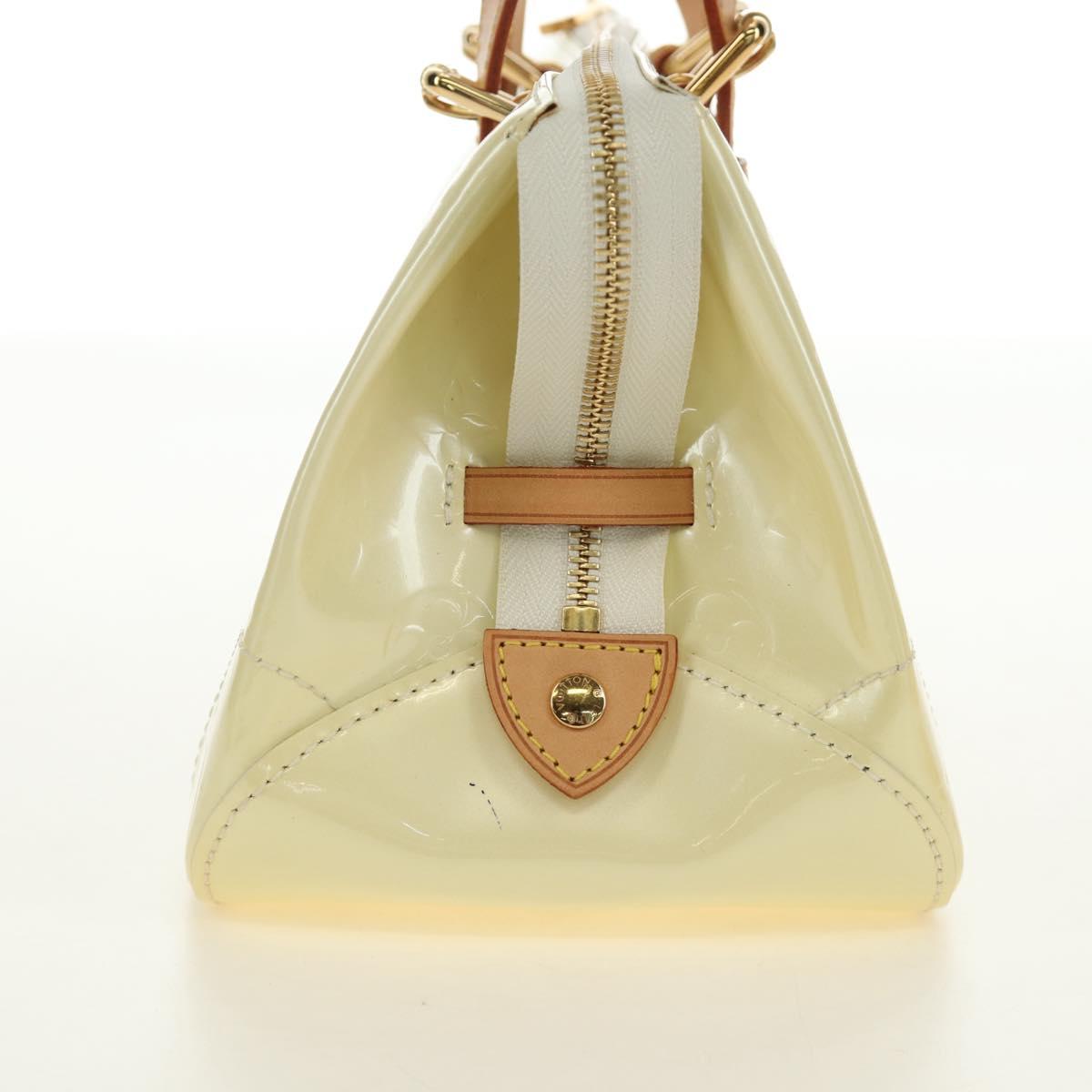 LOUIS VUITTON Monogram Vernis Rosewood Avenue Bag Perle M93508 Auth 190840SAV
