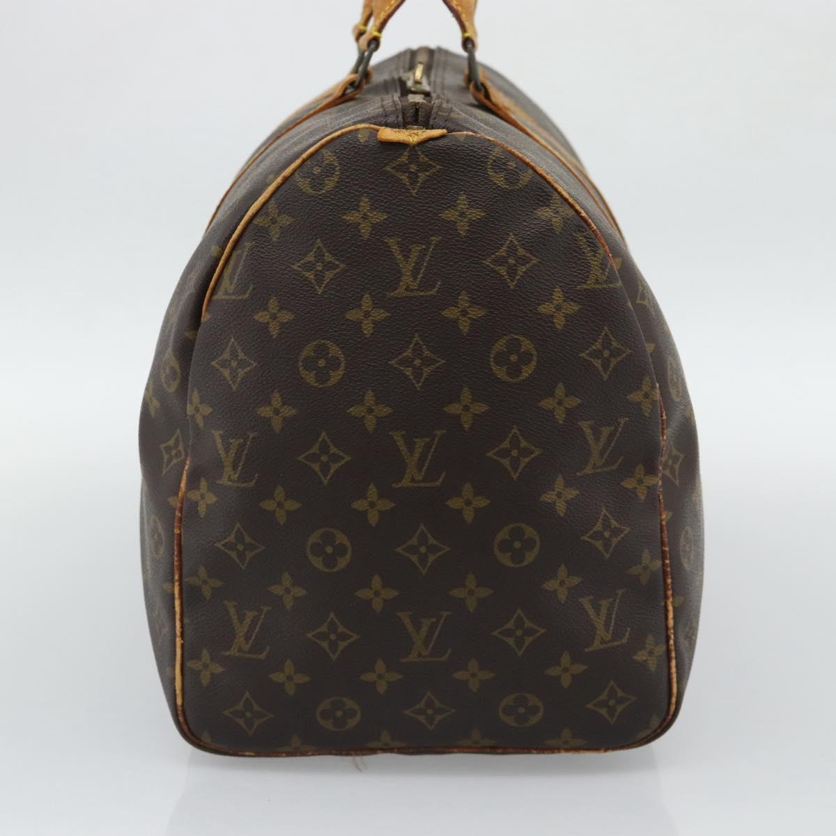 LOUIS VUITTON Monogram Keepall 50 Boston Bag M41426 LV Auth 190842