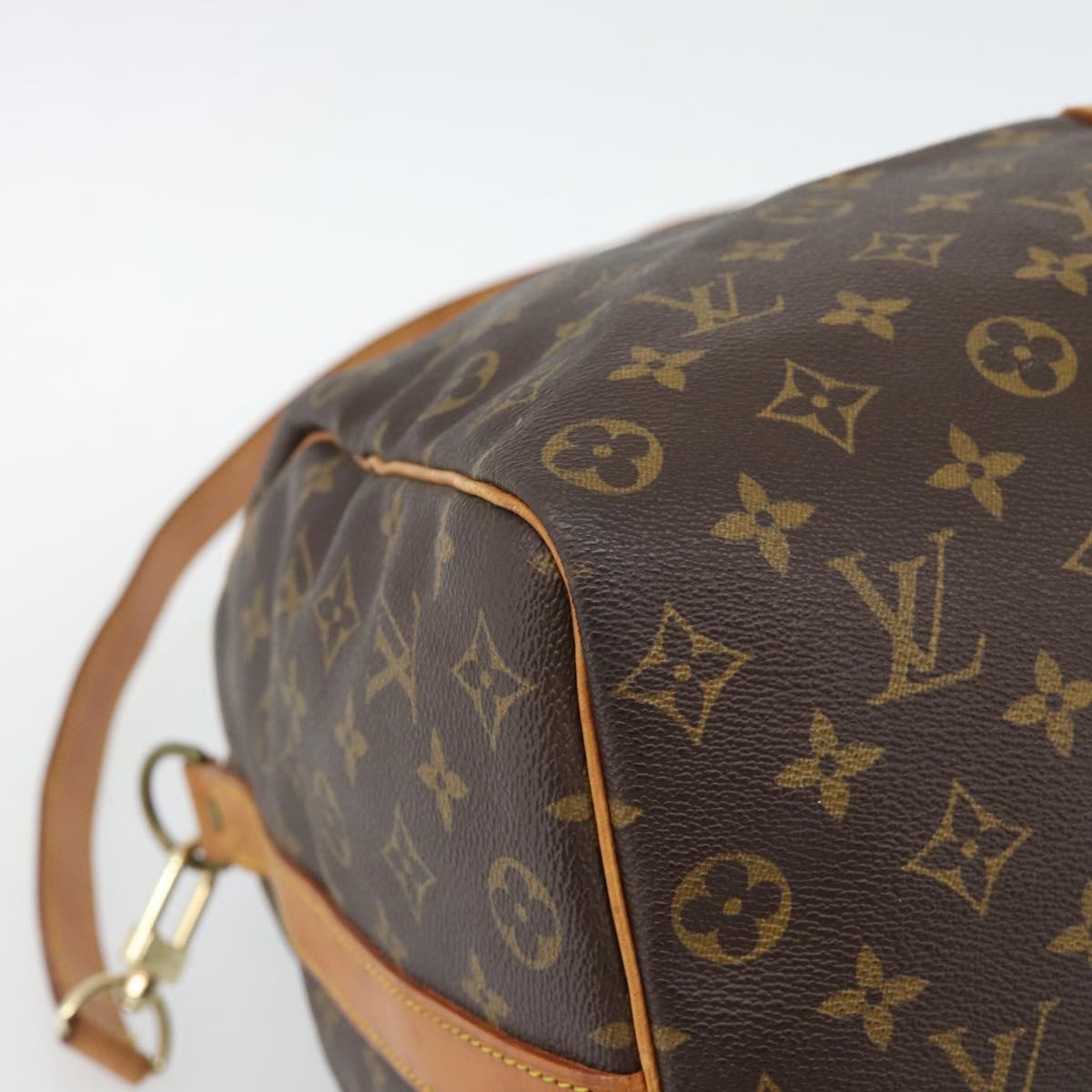 LOUIS VUITTON Monogram Keepall Bandouliere 50 Boston Bag M41416 LV Auth 190843V