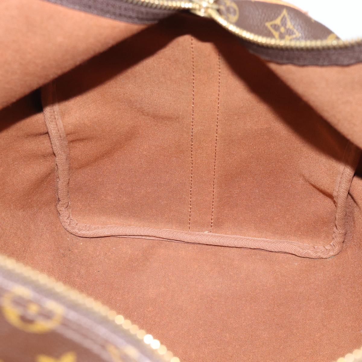 LOUIS VUITTON Monogram Keepall Bandouliere 50 Boston Bag M41416 LV Auth 190843V