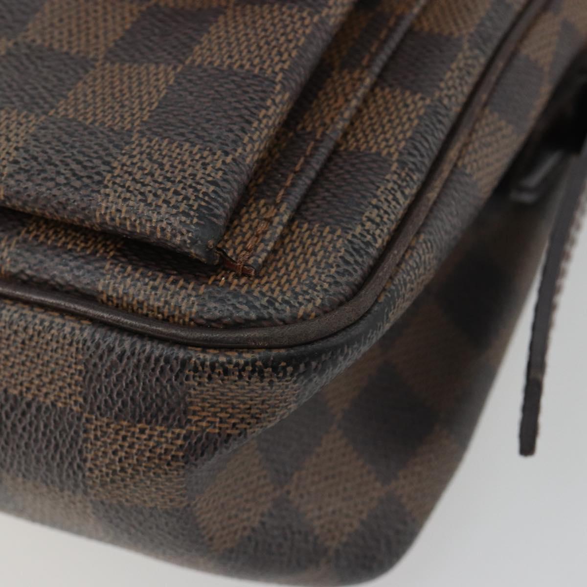 LOUIS VUITTON Damier Ebene Ravello GM Shoulder Bag N60006 LV Auth 190860