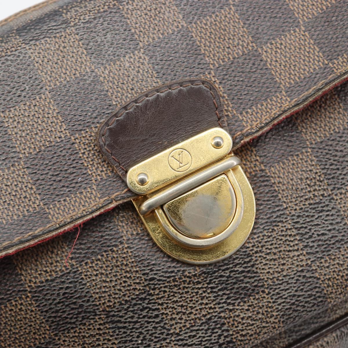 LOUIS VUITTON Damier Ebene Ravello GM Shoulder Bag N60006 LV Auth 190860