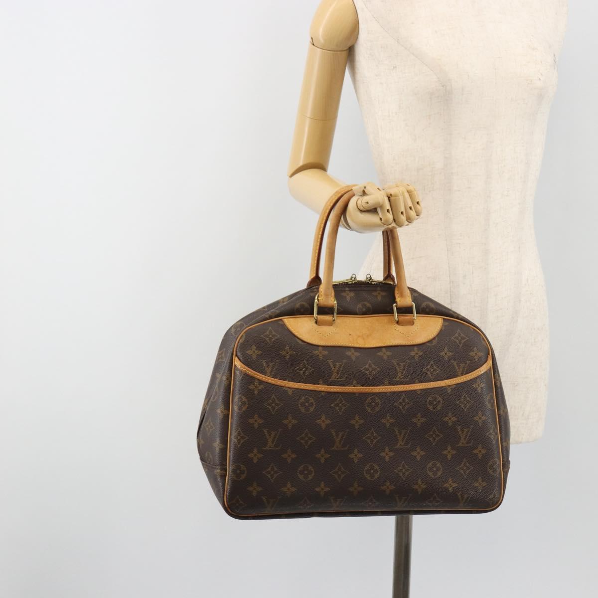LOUIS VUITTON Monogram Deauville Hand Bag M47270 LV Auth 190863