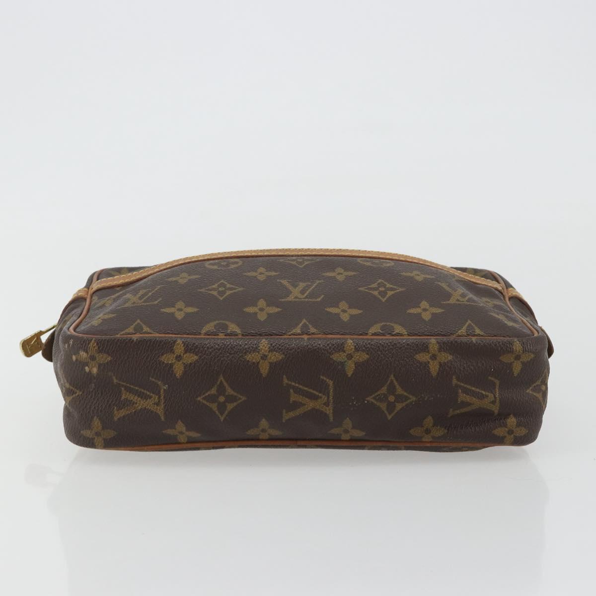 LOUIS VUITTON Monogram Compiegne 23 Clutch Bag M51847 LV Auth 190872