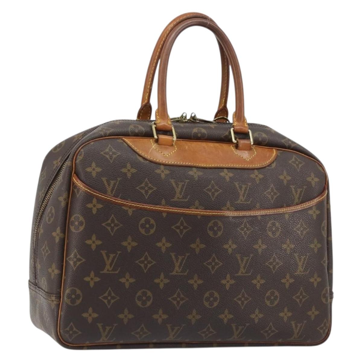 LOUIS VUITTON Monogram Deauville Hand Bag M47270 LV Auth 190874