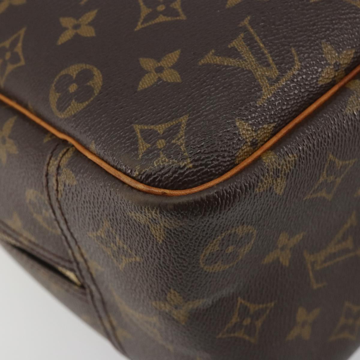 LOUIS VUITTON Monogram Deauville Hand Bag M47270 LV Auth 190874