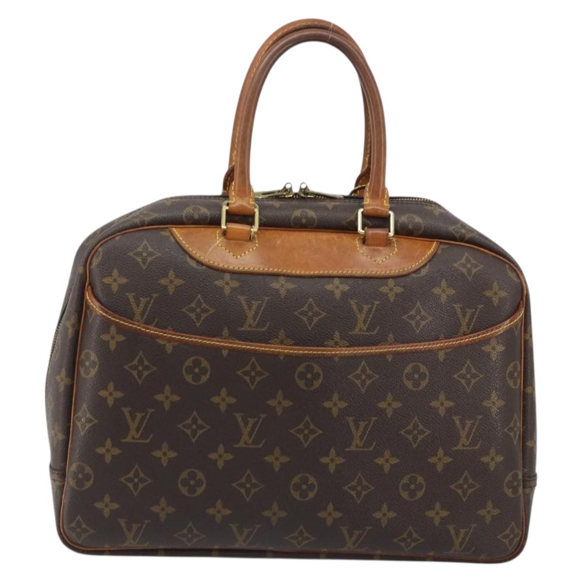 LOUIS VUITTON Monogram Deauville Hand Bag M47270 LV Auth 190874