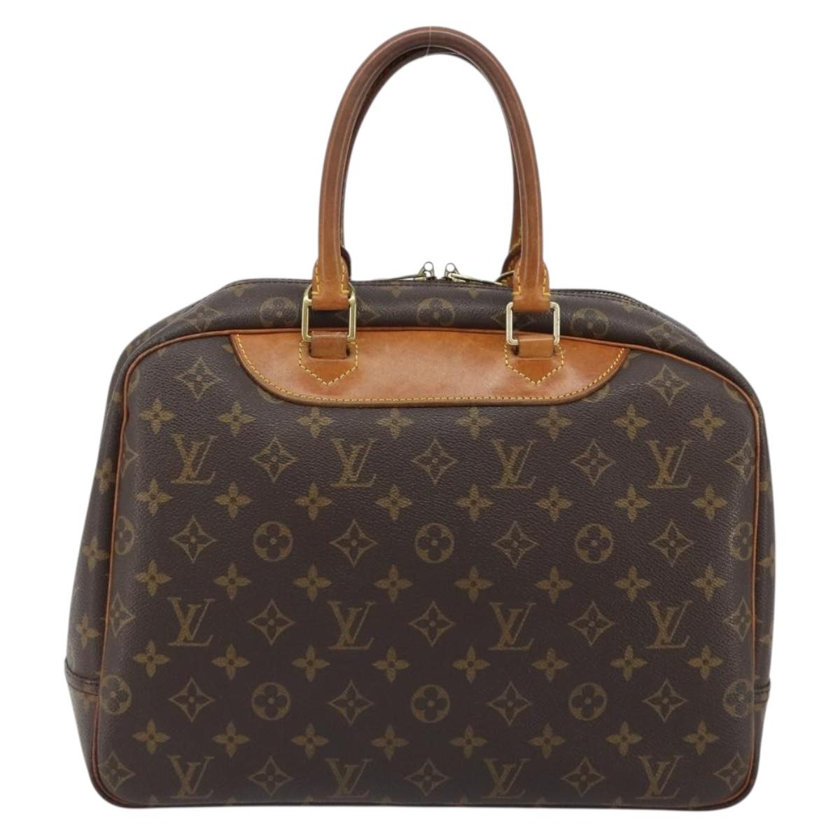LOUIS VUITTON Monogram Deauville Hand Bag M47270 LV Auth 190874
