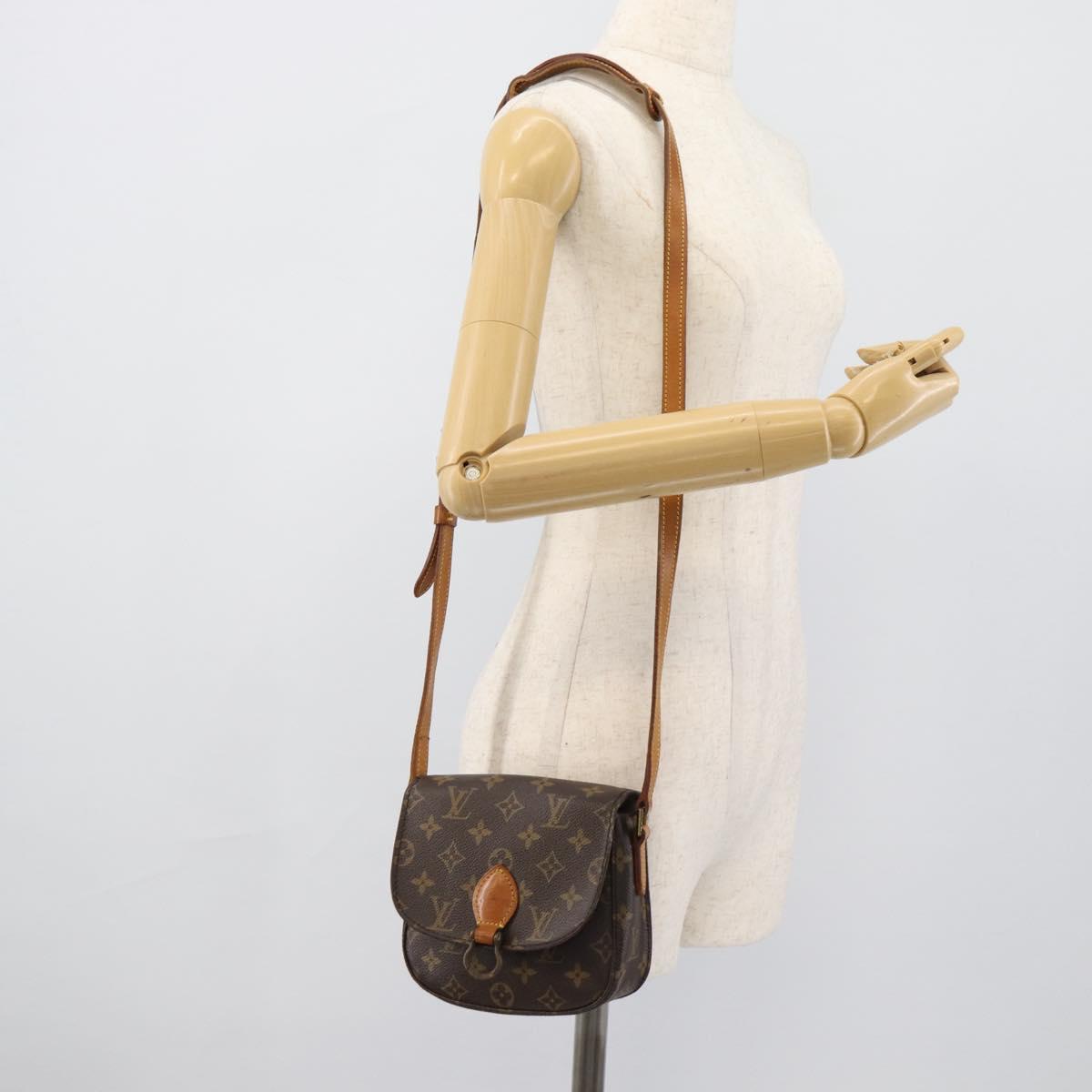 LOUIS VUITTON Monogram Saint Cloud PM Shoulder Bag M51244 LV Auth 190875