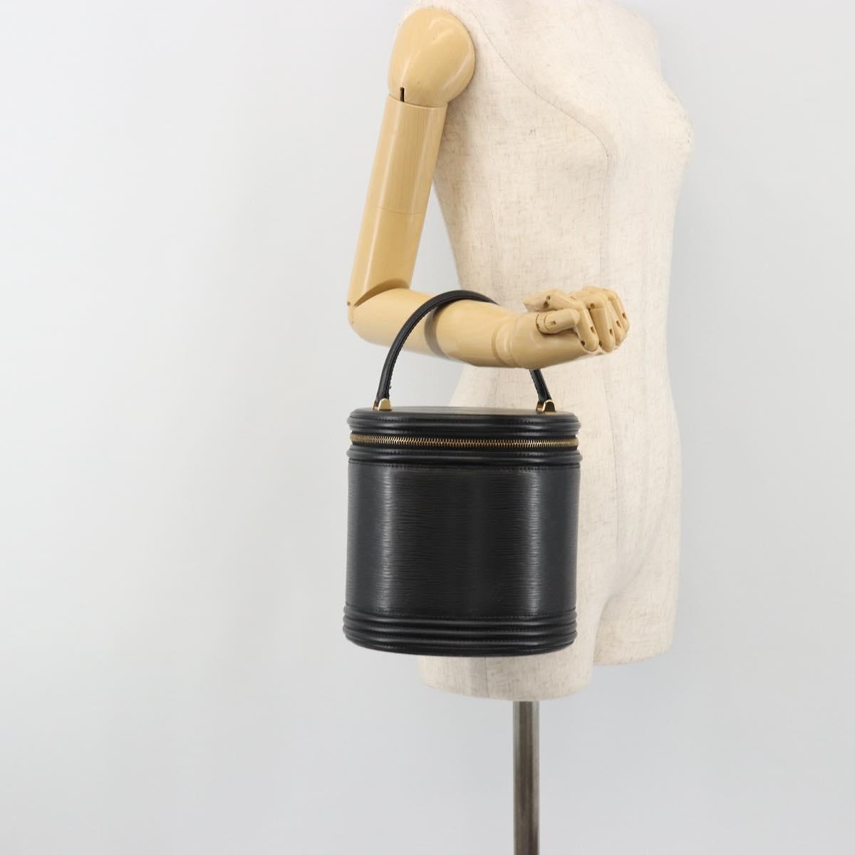 LOUIS VUITTON Epi Cannes Hand Bag Black M48032 LV Auth 190876A