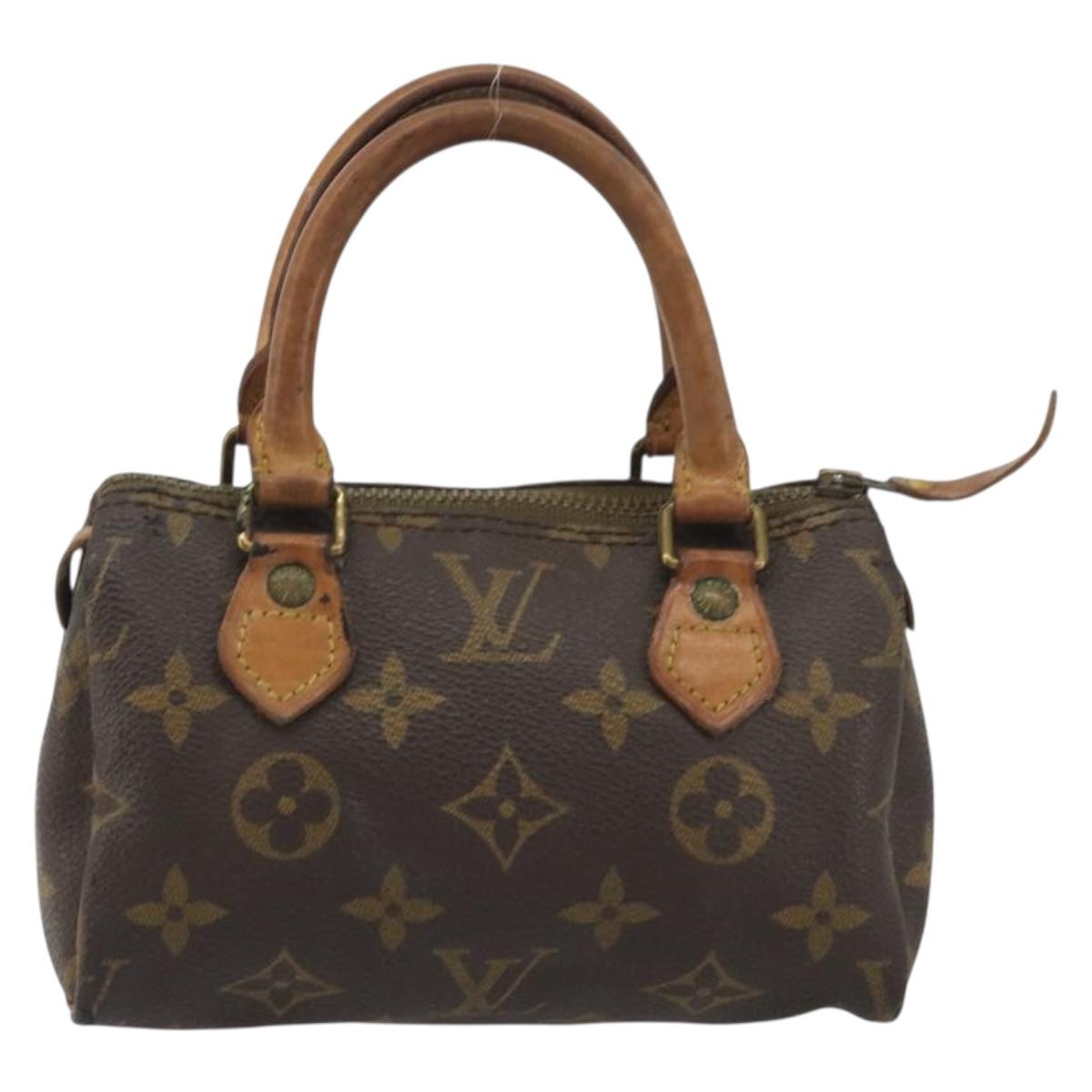 LOUIS VUITTON Monogram Mini Speedy Hand Bag Vintage M41534 LV Auth 190879