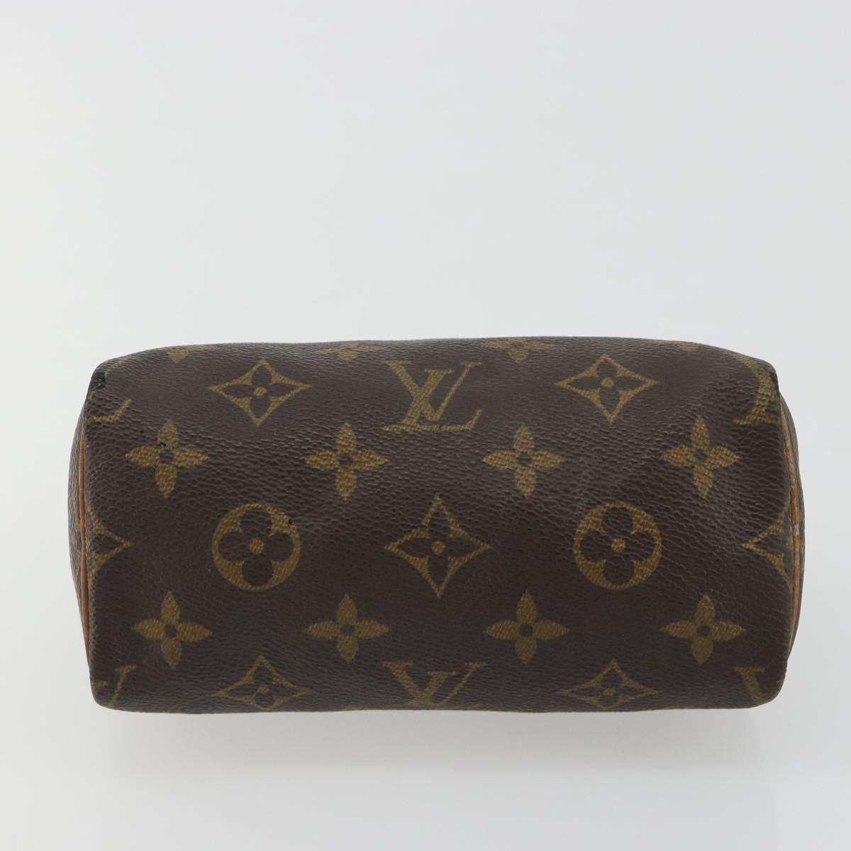 LOUIS VUITTON Monogram Mini Speedy Hand Bag Vintage M41534 LV Auth 190879