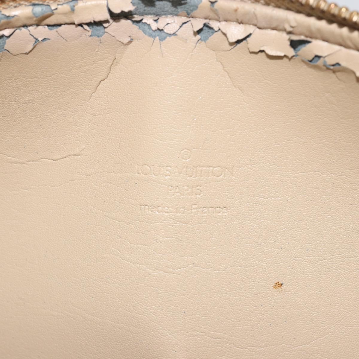 LOUIS VUITTON Monogram Vernis Bedford Hand Bag Beige M91006 LV Auth 190884