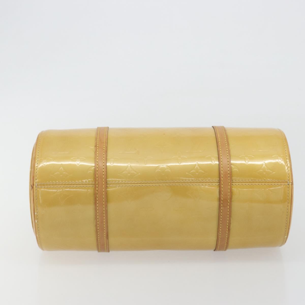 LOUIS VUITTON Monogram Vernis Bedford Hand Bag Beige M91006 LV Auth 190884