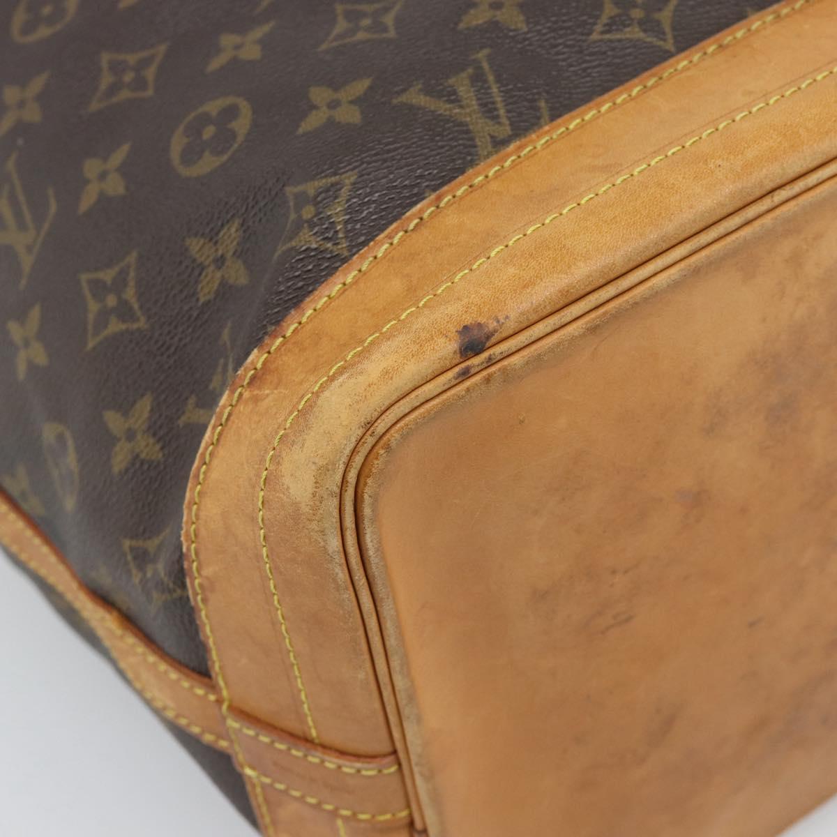 LOUIS VUITTON Monogram Noe Shoulder Bag M42224 LV Auth 190894