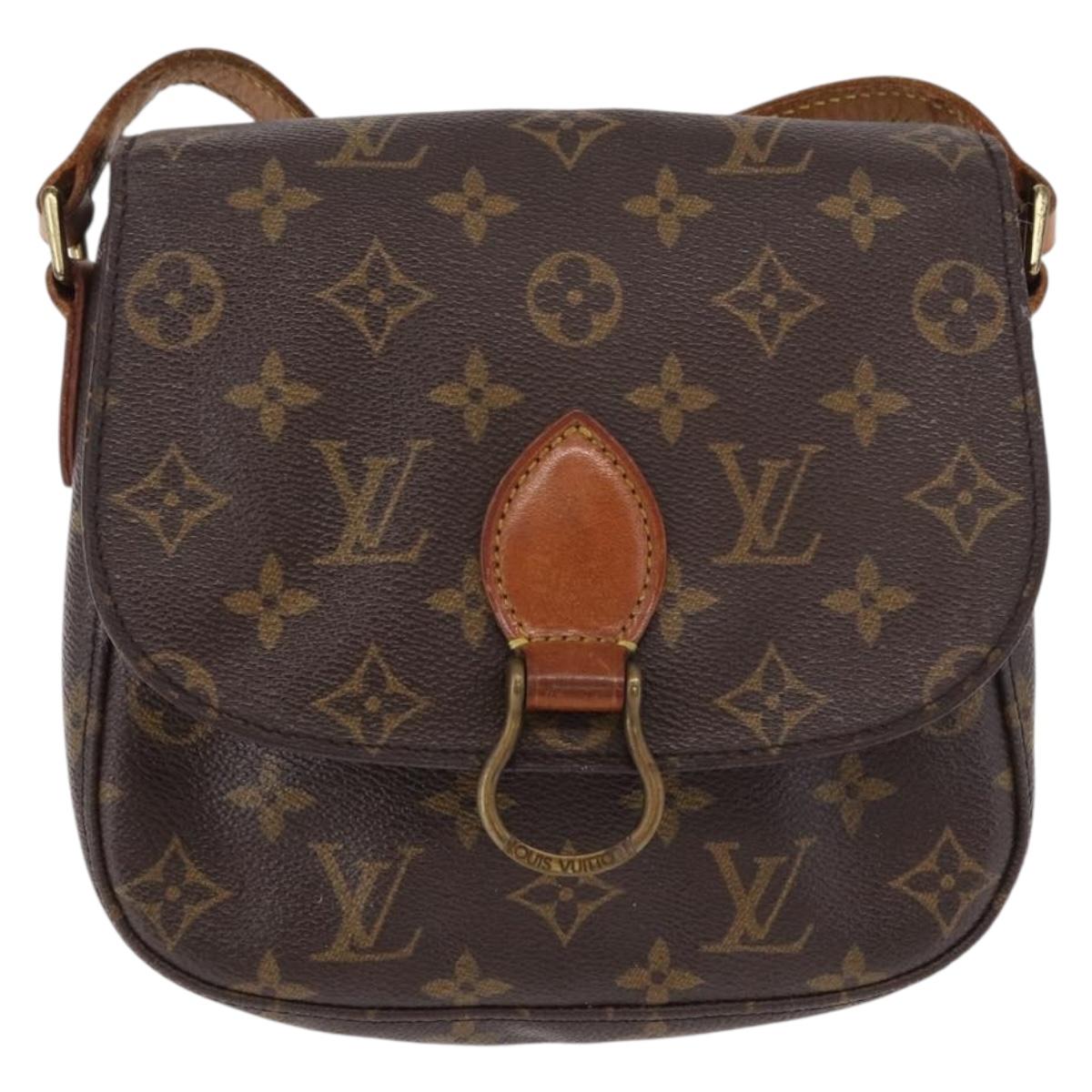 LOUIS VUITTON Monogram Saint Cloud MM Shoulder Bag M51243 LV Auth 190901