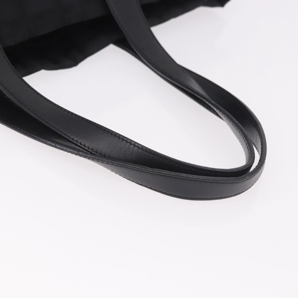 CHANEL New Travel Line Tote Bag Canvas Black Gold CC Auth 190911