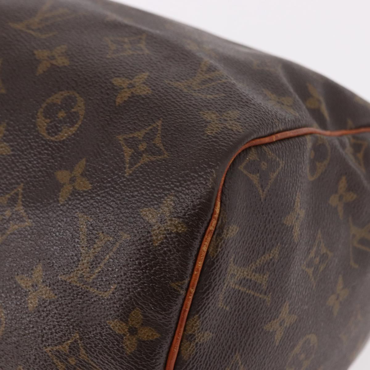 LOUIS VUITTON Monogram Speedy 30 Hand Bag M41526 LV Auth 190917