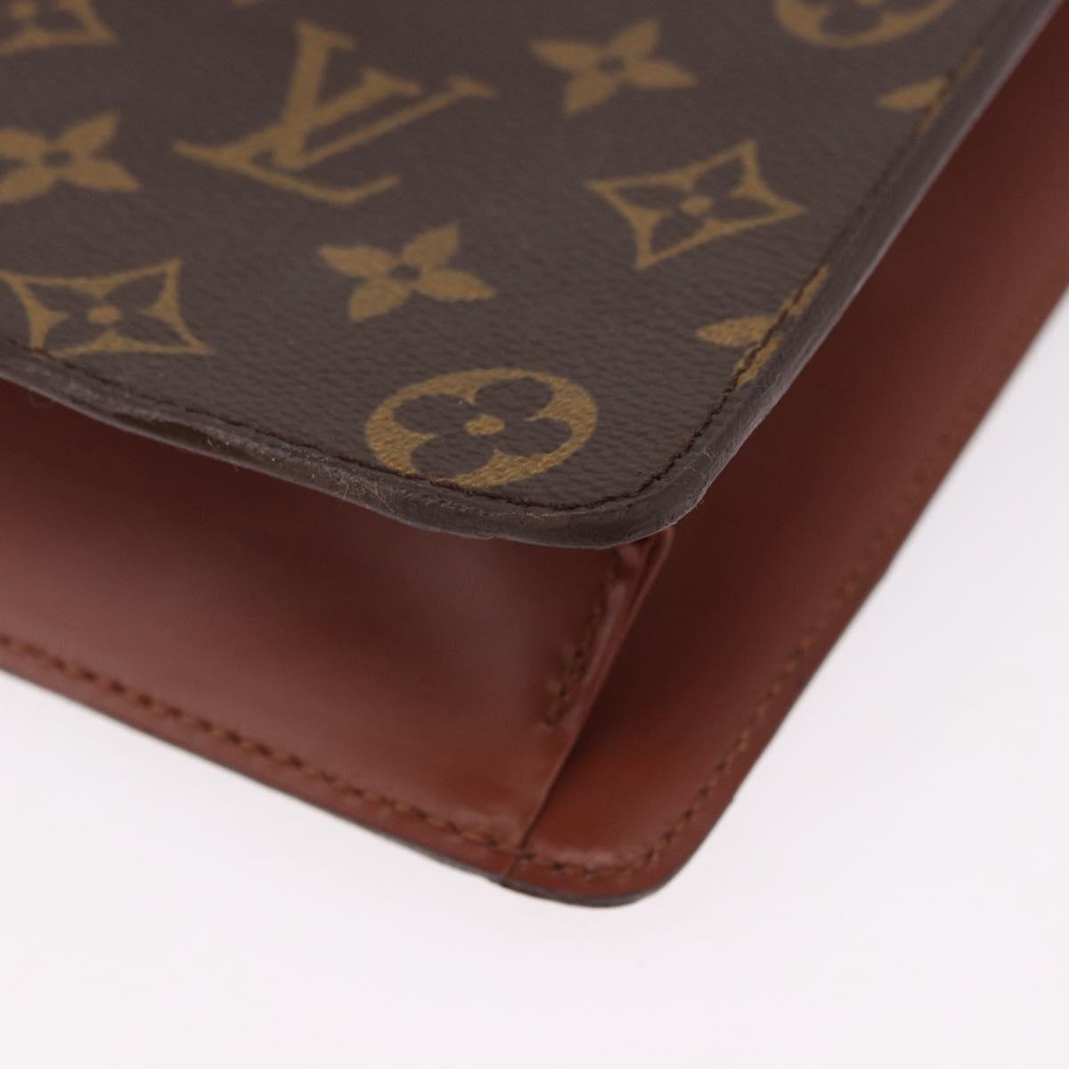LOUIS VUITTON Monogram Porte Documents Bandouliere Bag M53338 LV Auth 190923