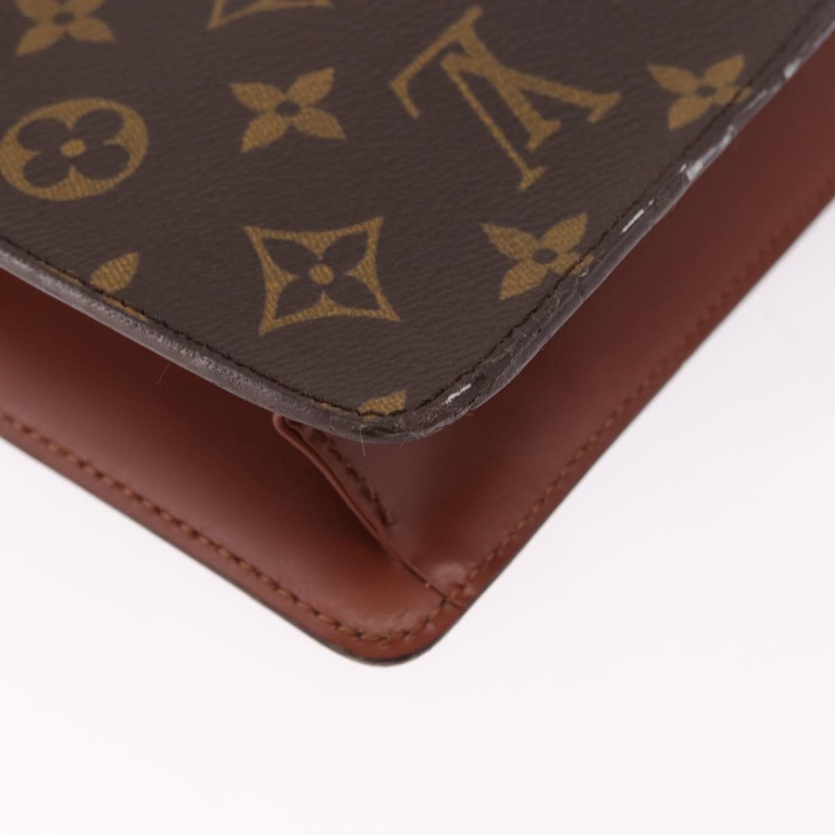 LOUIS VUITTON Monogram Porte Documents Bandouliere Bag M53338 LV Auth 190923