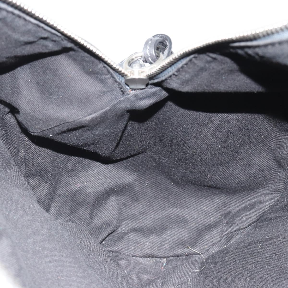 Chloe Mr Paddington Boston Bag Leather Silver Auth 190937A