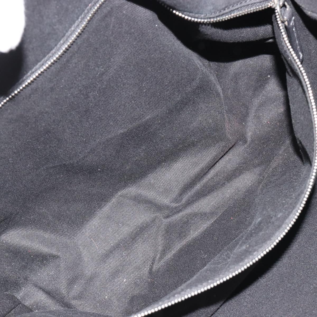 Chloe Mr Paddington Boston Bag Leather Silver Auth 190937A