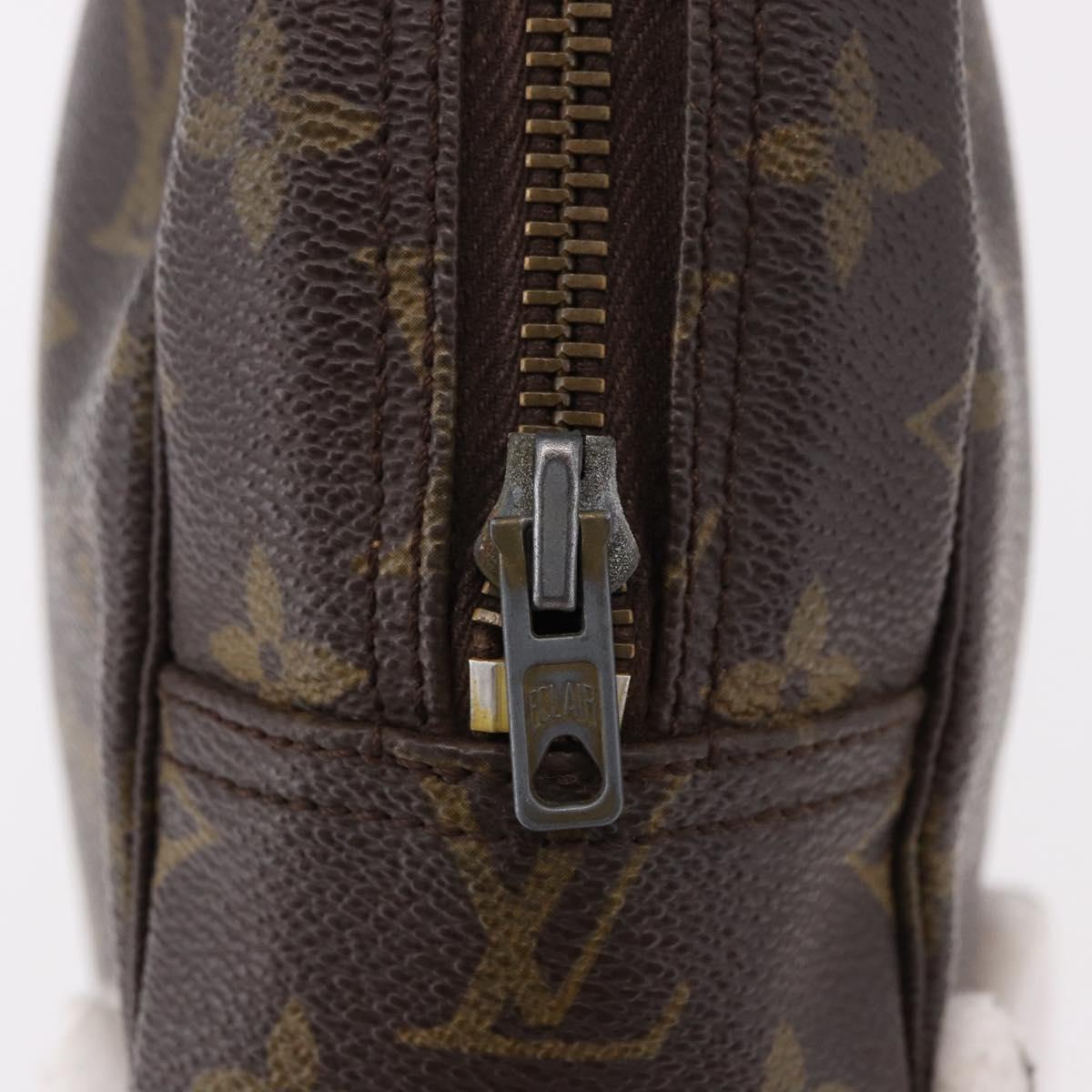 LOUIS VUITTON Monogram Trousse Toilette 28 Clutch Bag M47522 LV Auth 190938