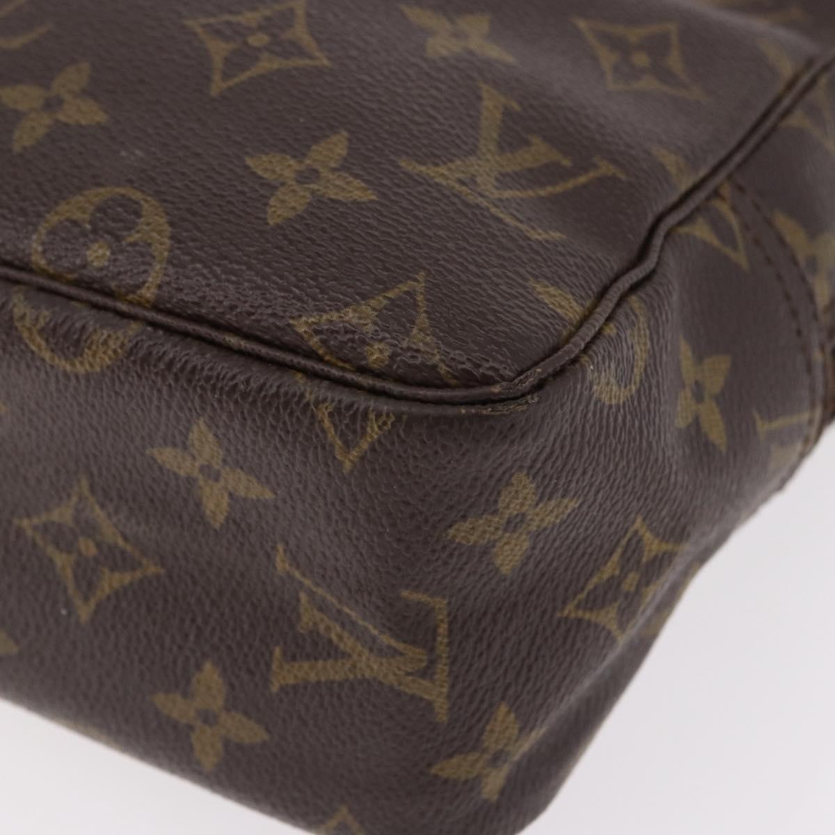 LOUIS VUITTON Monogram Trousse Toilette 28 Clutch Bag M47522 LV Auth 190938