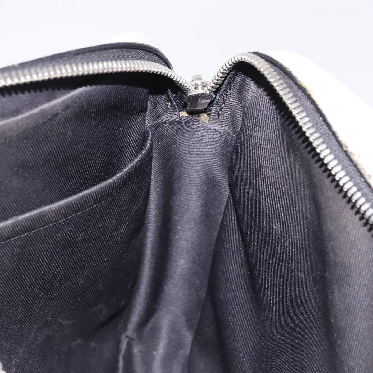 LOUIS VUITTON Tiger Lama Monogram Alpha Messenger Bag White M31069 Auth 190942