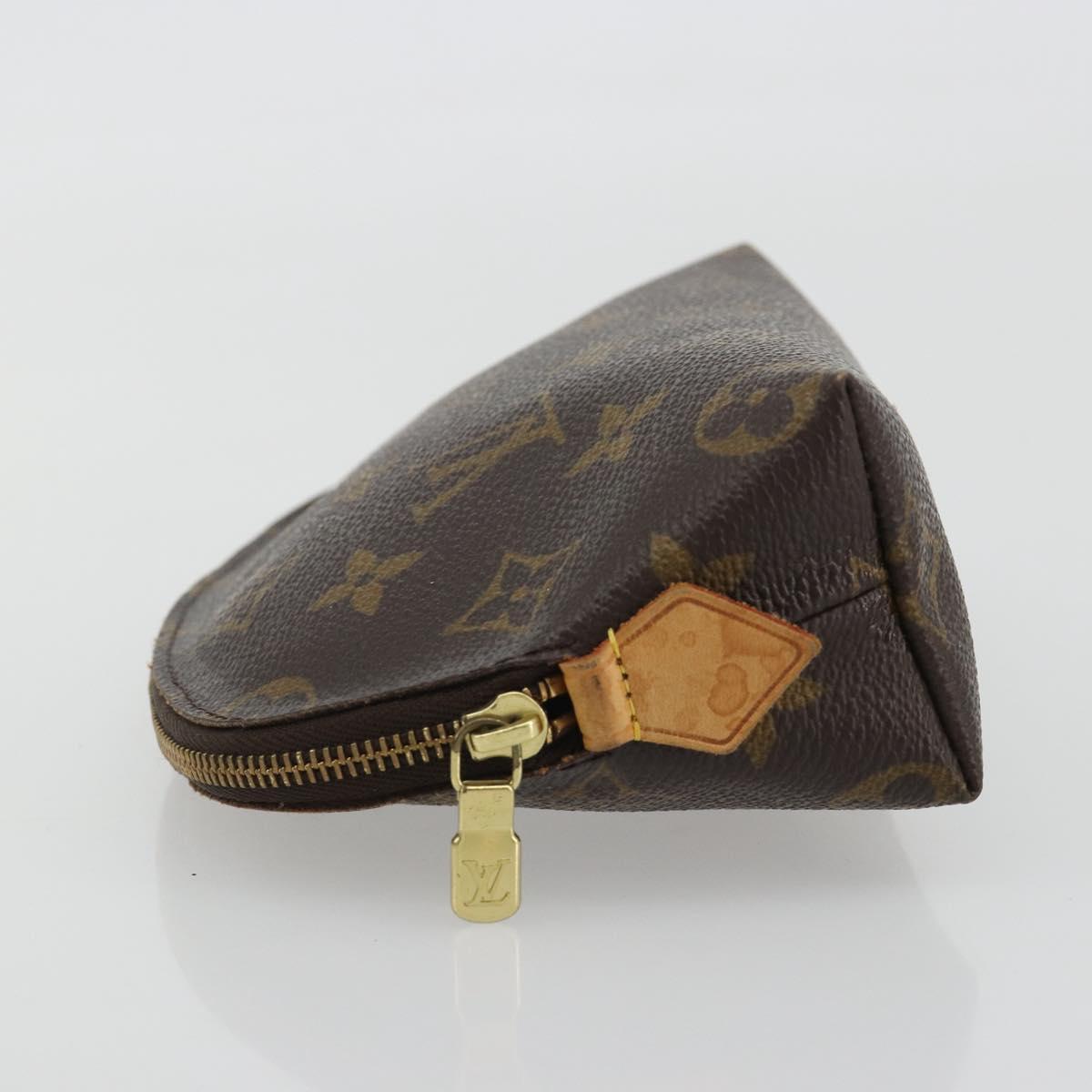 LOUIS VUITTON Monogram Pochette Cosmetic PM Pouch M43998 LV Auth 190943