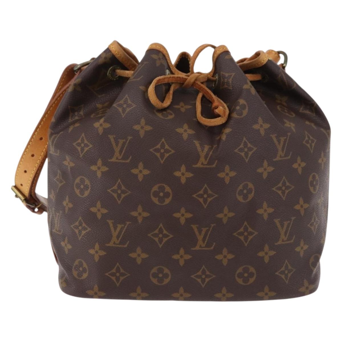LOUIS VUITTON Monogram Petit Noe Shoulder Bag M42226 LV Auth 190949A