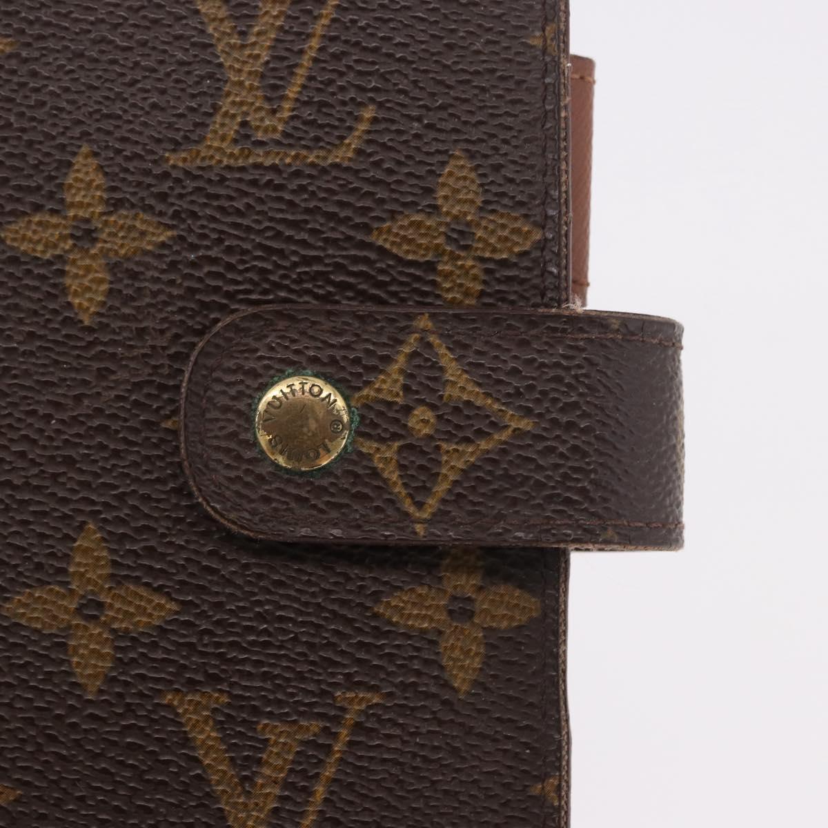 LOUIS VUITTON Monogram Agenda MM Day Planner Cover R20105 LV Auth 190953