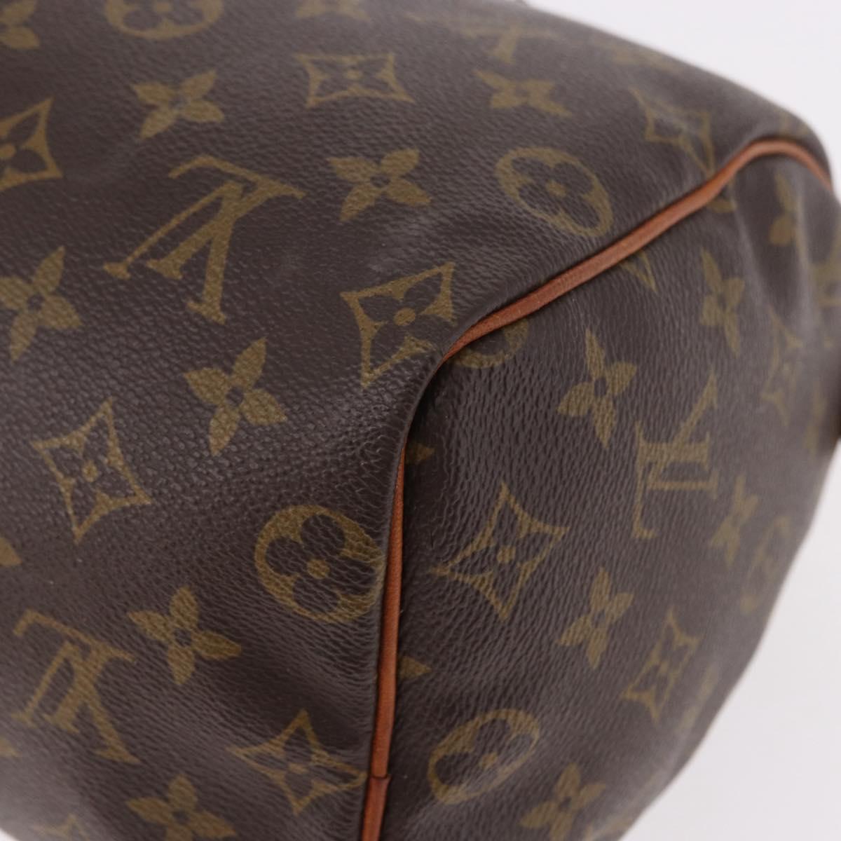 LOUIS VUITTON Monogram Speedy 25 Hand Bag M41528 LV Auth 190955A