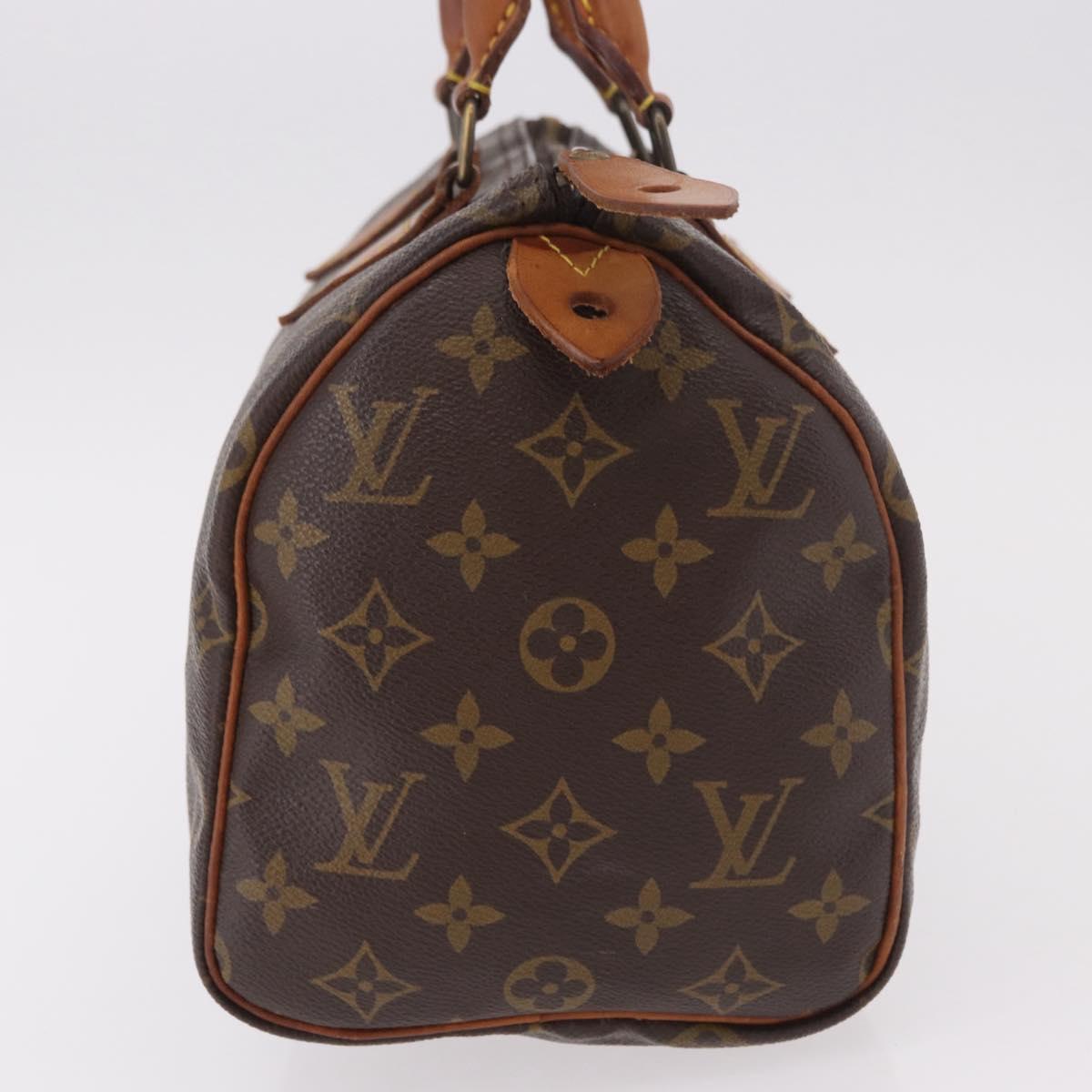 LOUIS VUITTON Monogram Speedy 25 Hand Bag M41528 LV Auth 190955A