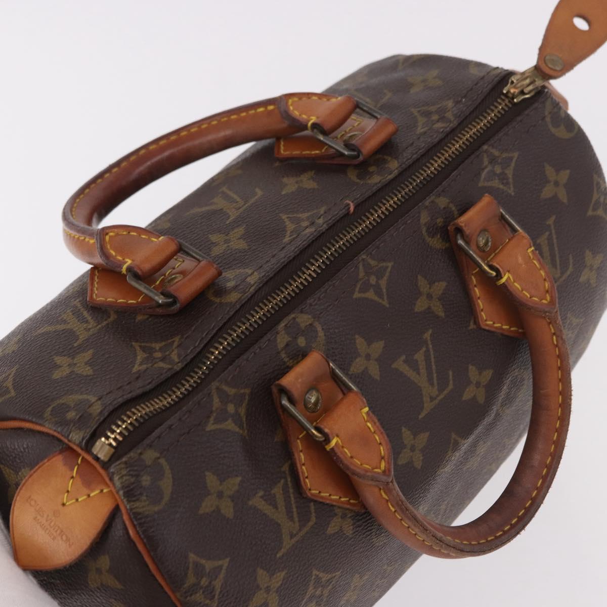 LOUIS VUITTON Monogram Speedy 25 Hand Bag M41528 LV Auth 190955A