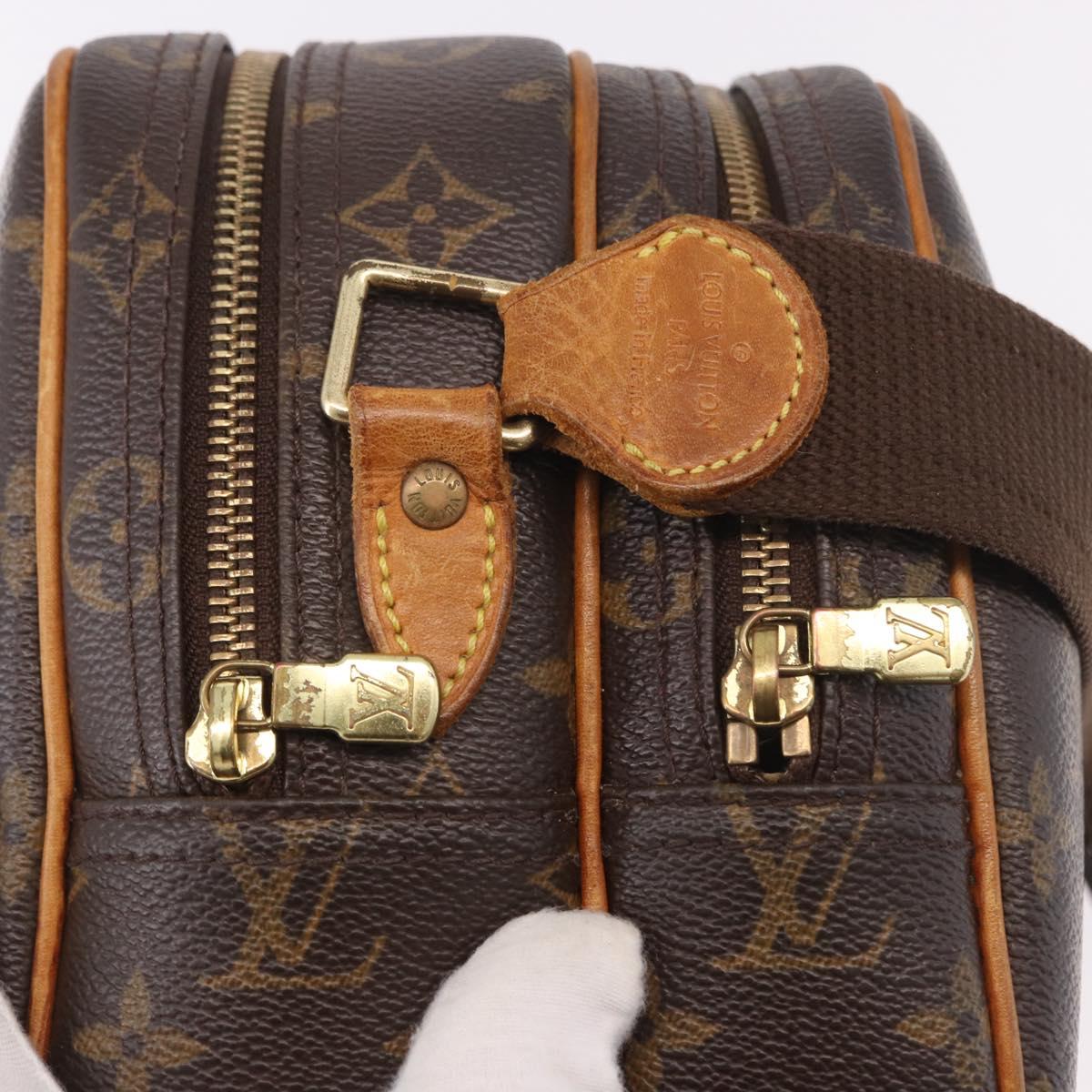 LOUIS VUITTON Monogram Reporter PM Shoulder Bag M45254 LV Auth 190957A