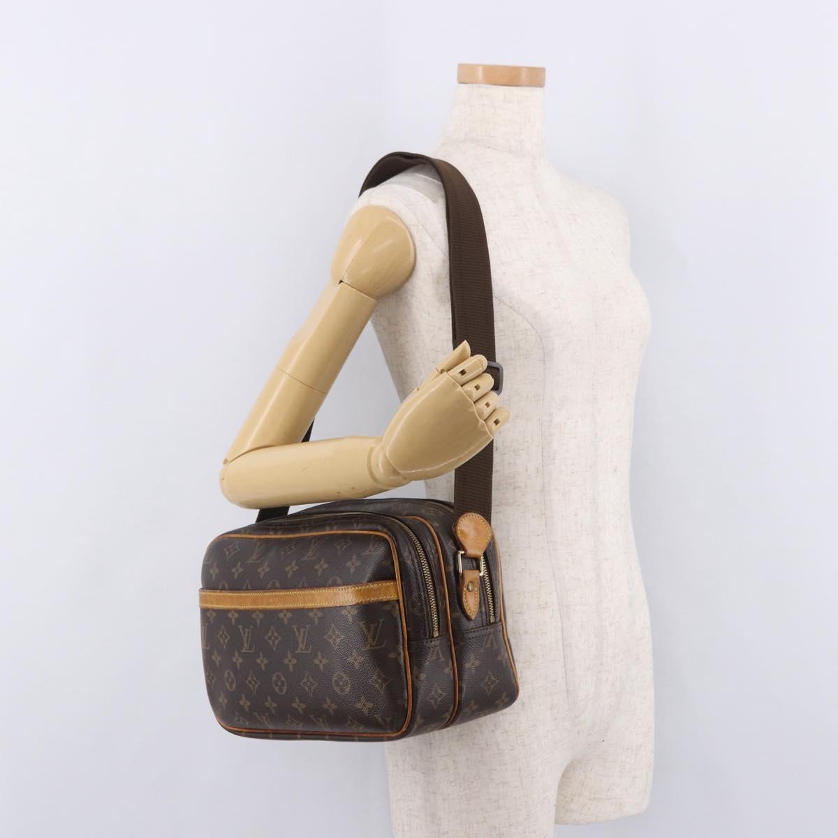 LOUIS VUITTON Monogram Reporter PM Shoulder Bag M45254 LV Auth 190957A