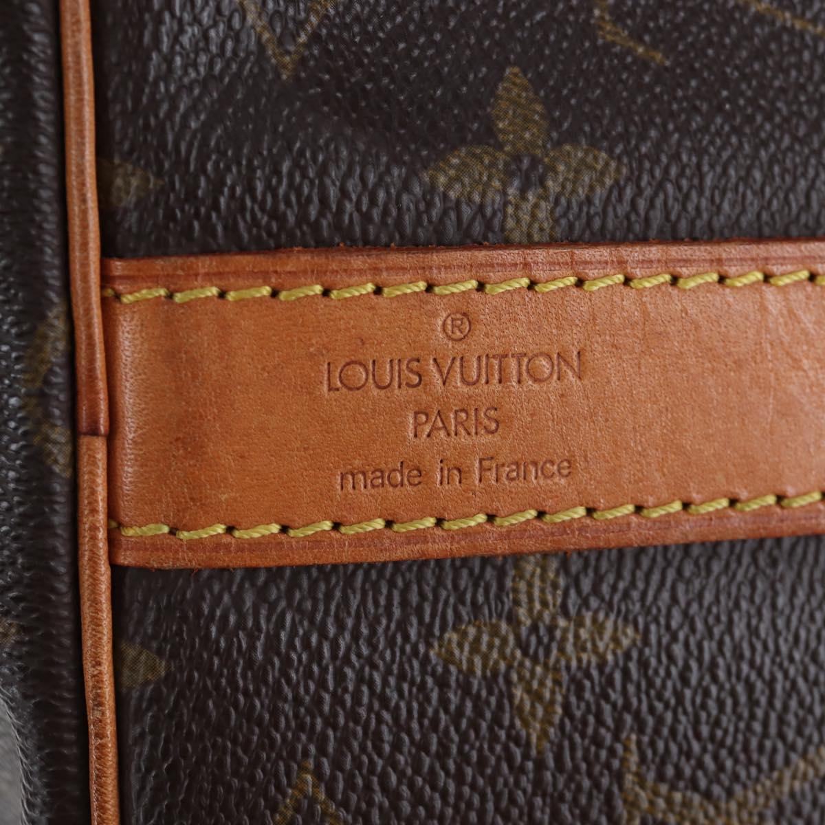 LOUIS VUITTON Monogram Keepall Bandouliere 45 Boston Bag M41418 LV Auth 190958V