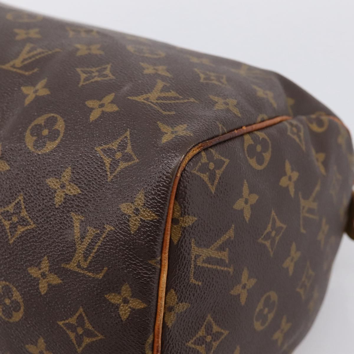 LOUIS VUITTON Monogram Speedy 30 Hand Bag M41526 LV Auth 190960A